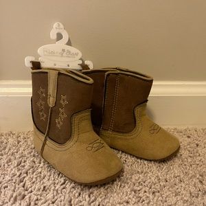 Baby size 9-12 months soft cowboy boots NWT